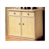 Commode en rotin Nantes 2 tiroirs et 2 portes