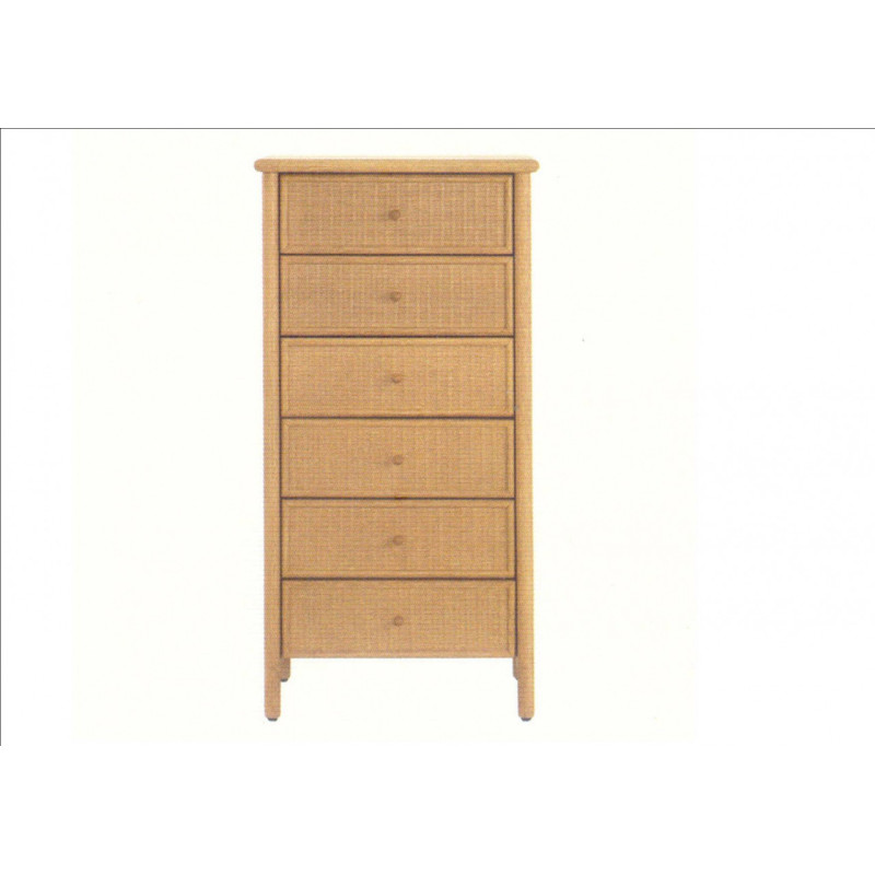 chiffonnier en rotin - mobilier en rotin