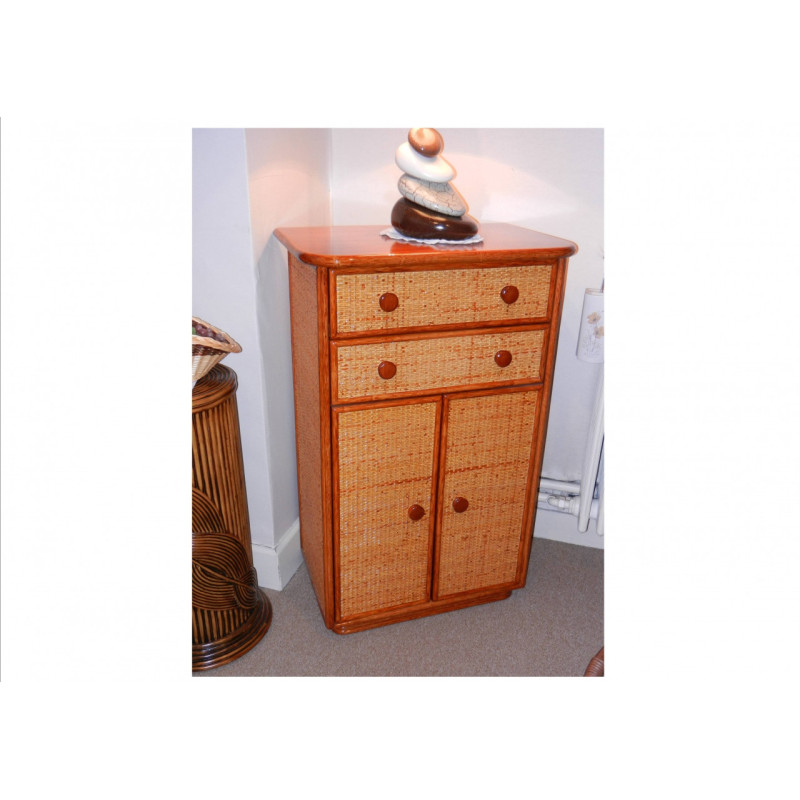 Chiffonnier en rotin Issac