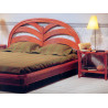 tête de lit en rotin - chambre en rotin