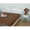 tête de lit en rotin - chambre en rotin