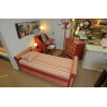 lit en rotin - chambre en rotin