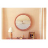 Miroir en rotin rond