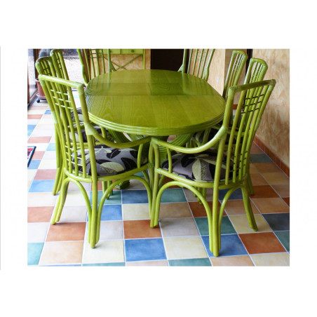 chaise en rotin - mobilier rotin