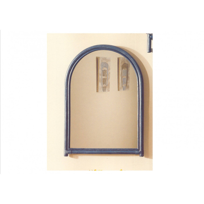 Miroir en rotin Villard