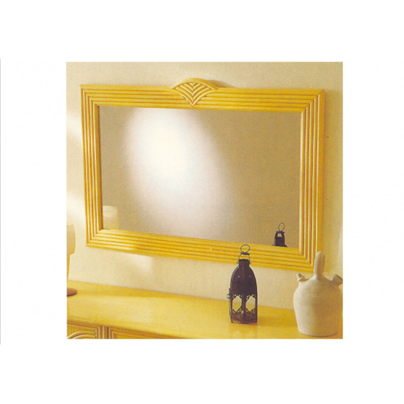 miroir en rotin - meuble en rotin