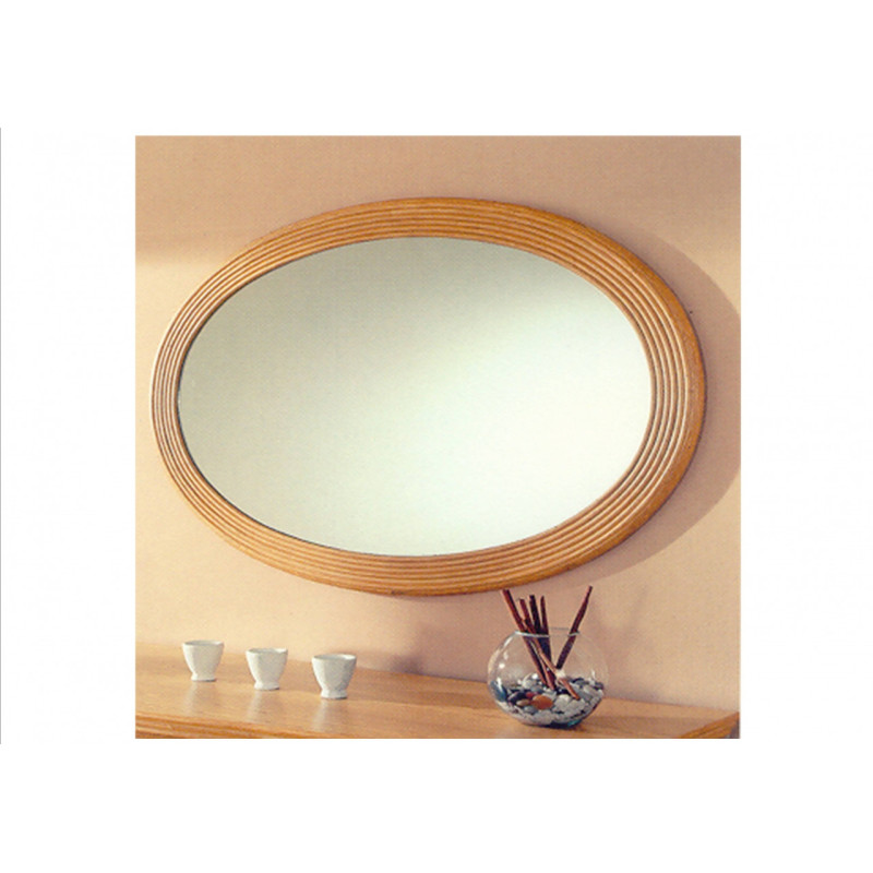 miroir en rotin - mobilier en rotin