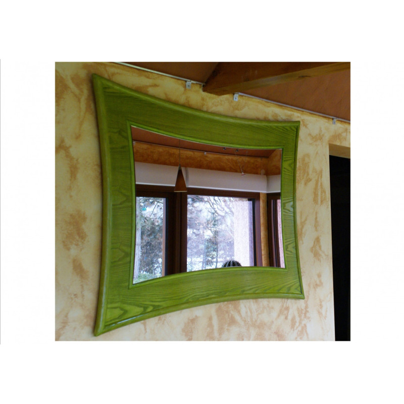 miroir en rotin - mobilier en rotin