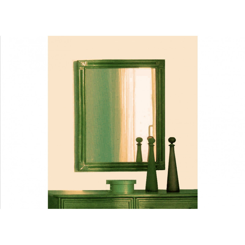 Miroir en rotin Vaureal