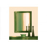 Miroir en rotin Vaureal
