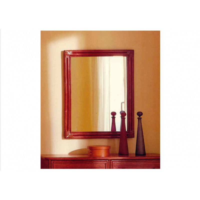 Miroir en rotin Vaureal
