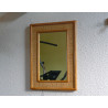 Miroir en rotin Verneuil