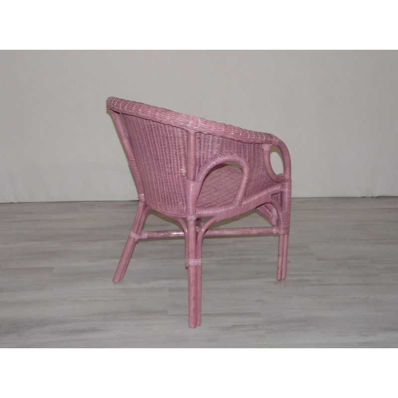 Fauteuil en rotin - leza - petit fauteuil en rotin - meuble en rotin - Rotin Création
