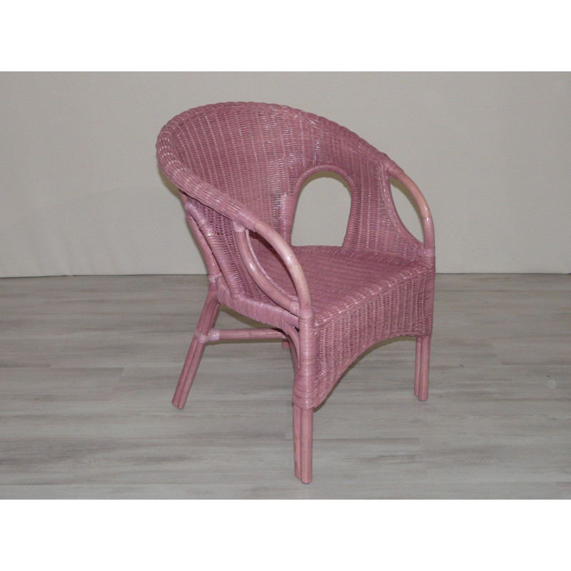 Fauteuil en rotin - leza - petit fauteuil en rotin - meuble en rotin - Rotin Création