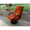 Fauteuil en rotin pivotant basculant - rotin création - Fauteuil MONTBLANC
