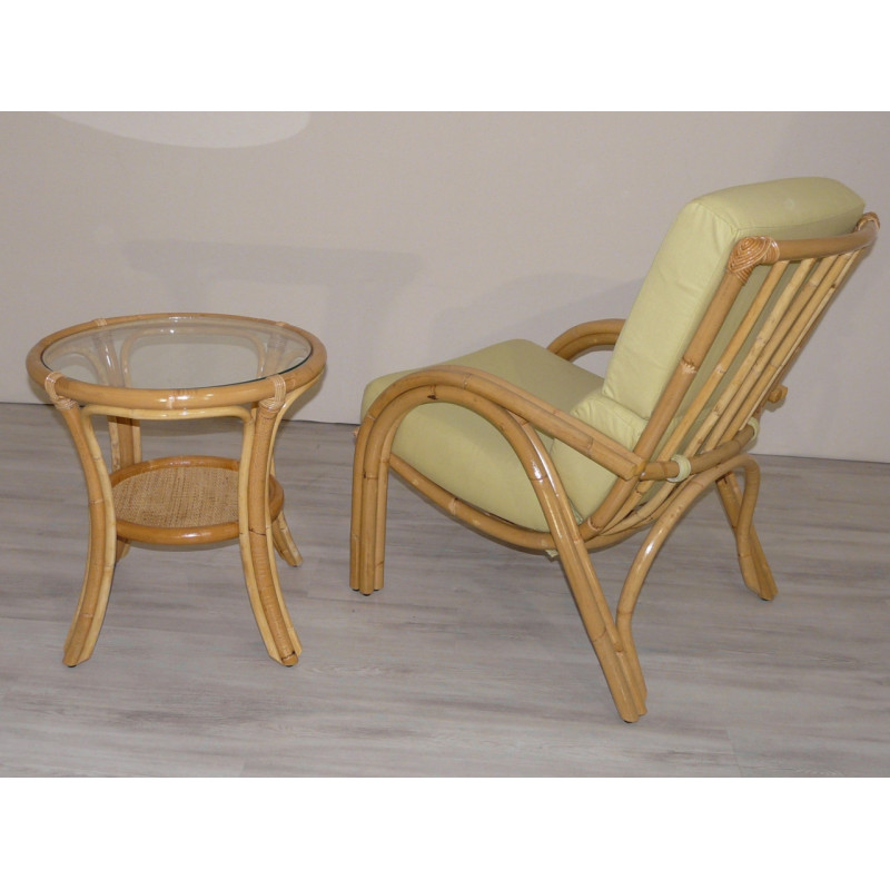 Fauteuil en rotin - Montblanc - Rotin Création