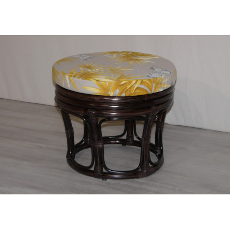 Pouf en rotin Darmo