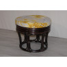 Pouf en rotin Darmo