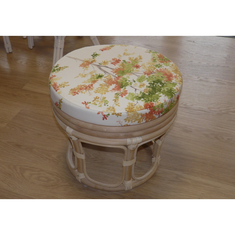 Pouf en rotin Darmo
