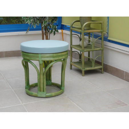 POUF EN ROTIN - MEUBLE EN ROTIN