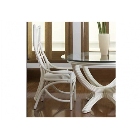 Chaise en rotin - mobilier haut de gamme