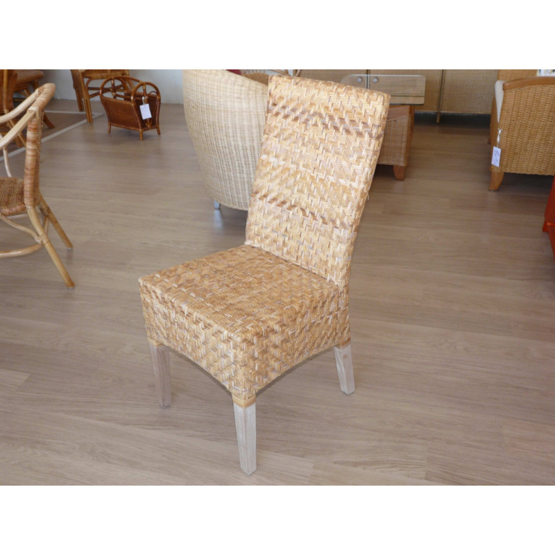 chaise en rotin - salle à manger en rotin