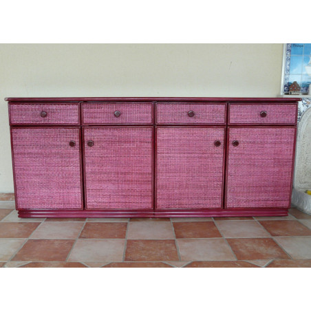 Bahut en rotin Nantes - Rotin Création