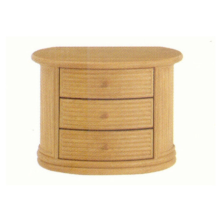 chevet en rotin - chambre en rotin
