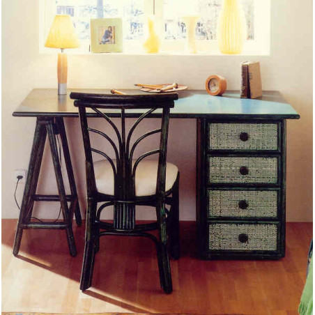 Bureau en rotin Gigny