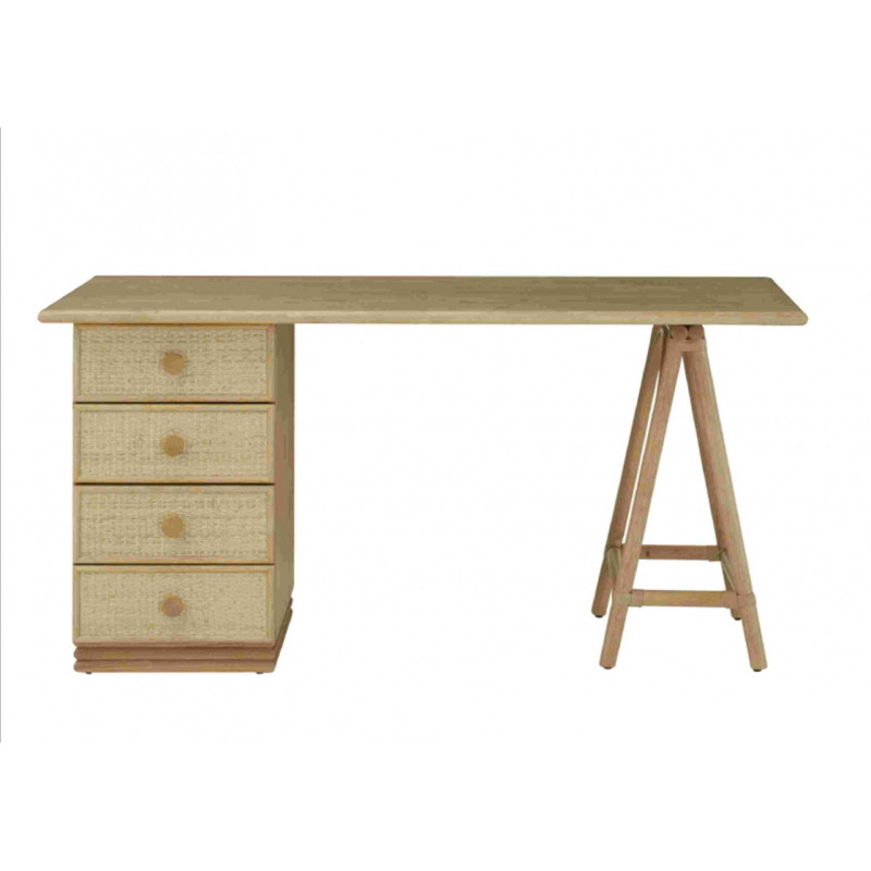 Bureau en rotin Gigny