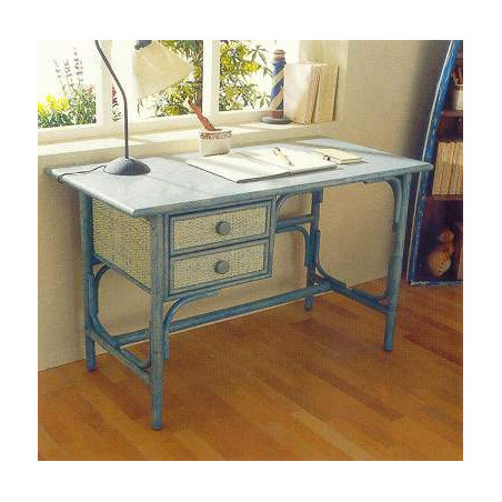 bureau en rotin - rotin design