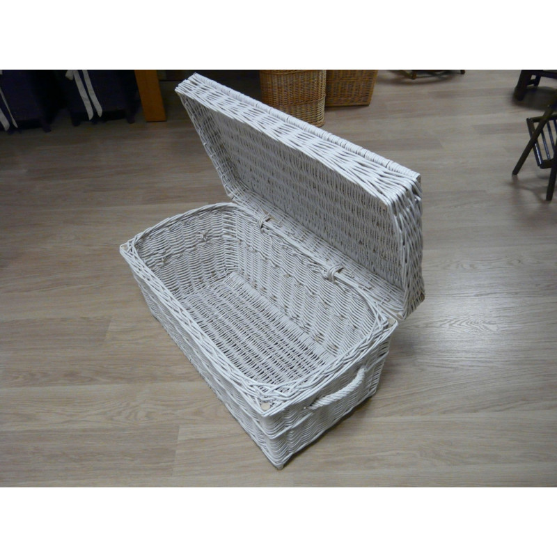 Coffre Plat Couvercle Emboité Laqué