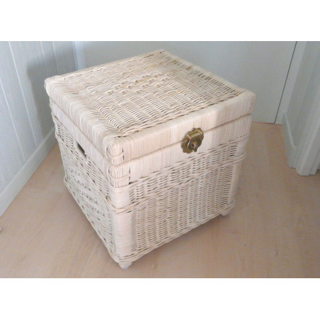 coffre en rotin - mobilier pour enfant en rotin