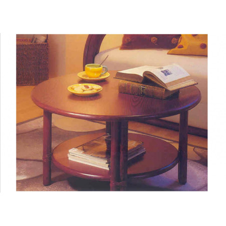 table de salon en rotin - boutique rotin