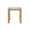 table de salon en rotin - rotin moderne