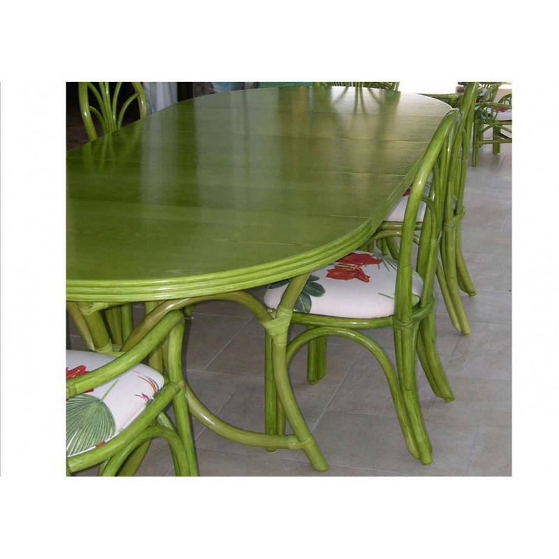 table en rotin - boutique rotin