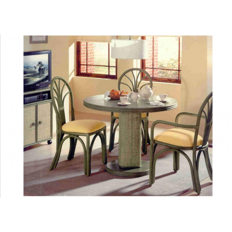 table en rotin - boutique rotin