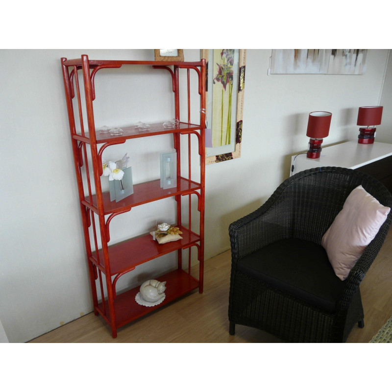 Etagère en rotin pour véranda ou chambre - Rotin Création