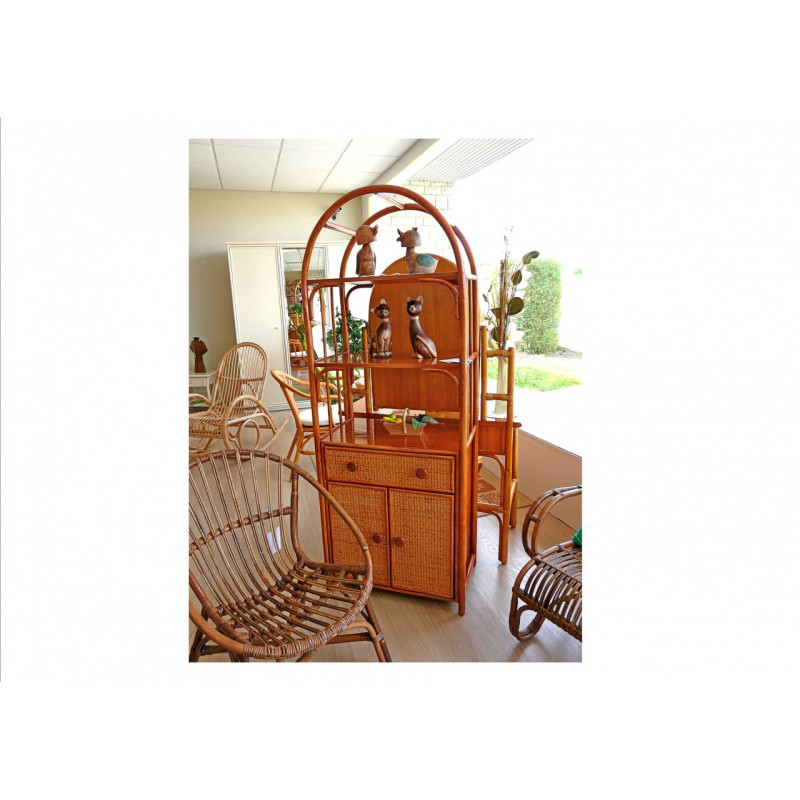 Etagère en rotin Isigny