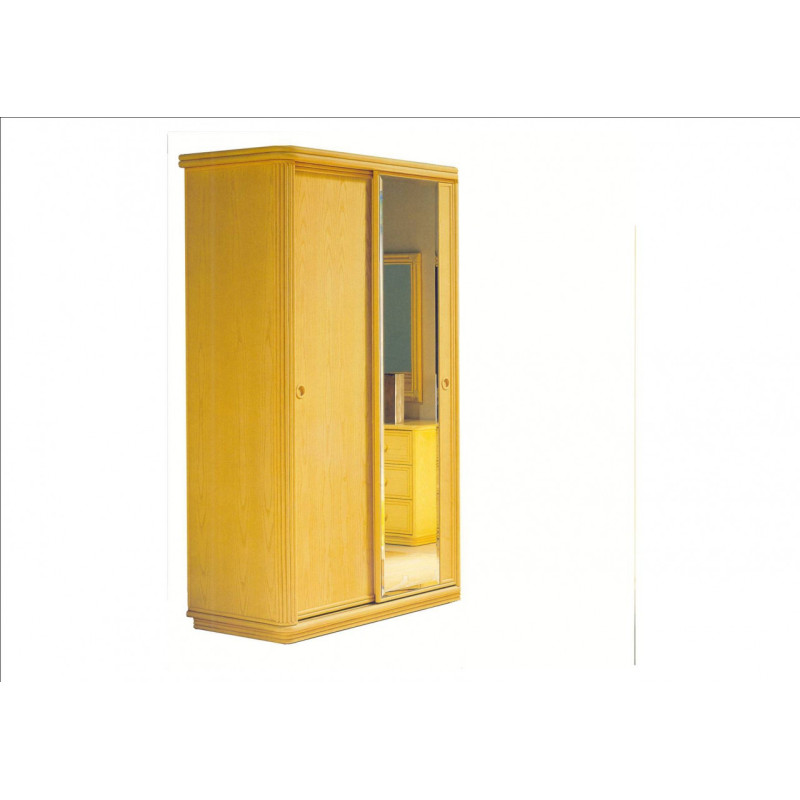 Armoire en rotin Veronne portes coulissantes en 2 ou 3 portes