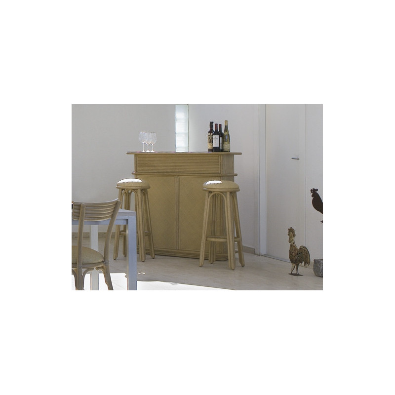 Bar en rotin - Rotin Création