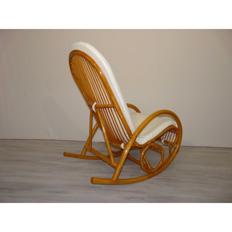 Rocking Chair en rotin Swing