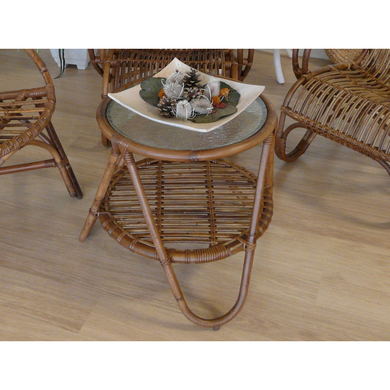 Table Basse Mozart en rotin