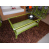 TABLE DE SALON EN ROTIN - MEUBLE EN ROTIN